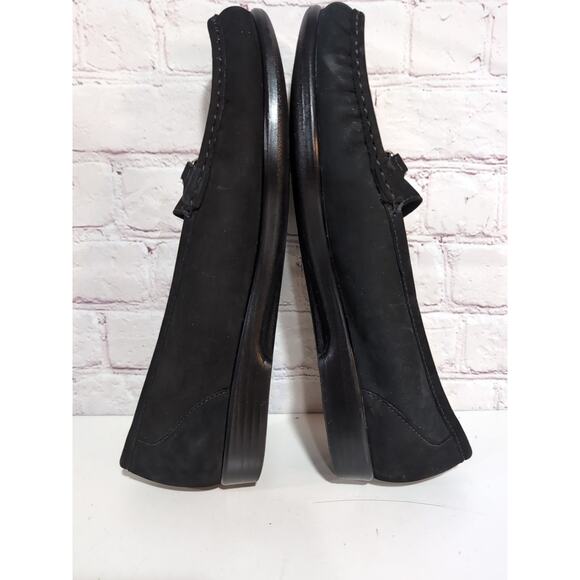SAS Metro Horse Bit Loafer Women Size 10 Narrow Black Suede Leather MSRP $188.95 - Picture 3 of 12
